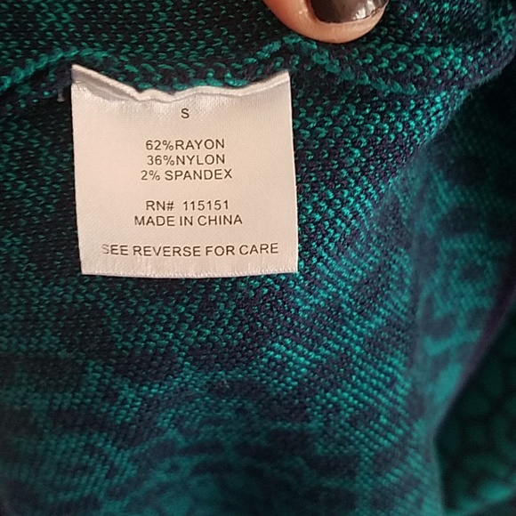 Knit Sweater Tunic Dress Size Small Short Sleeve - Picture 7 of 7